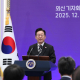 El presidente de Corea del Sur, Lee Jae Myung, durante una rueda en Seúl en diciembre de 2025 (archivo) Europa Press/Contacto/Yao Qilin