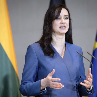 La primera ministra de Lituania, Inga Ruginiene, durante una rueda en la capital de Alemania, Berlín, el 29 de enero de 2026 (archivo) Europa Press/Contacto/Bernd Elmenthaler La primera ministra de Lituania, Inga Ruginiene, durante una rueda en la capital de Alemania, Berlín, el 29 de enero de 2026 (archivo) Europa Press/Contacto/Bernd Elmenthaler