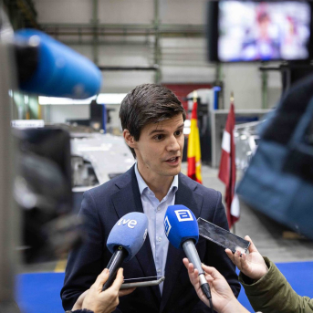 El director general de Santa Bárbara Sistemas, Alejandro Page. Imanol Rimada - Europa Press