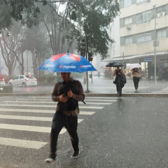 Lluvias en Sao Paulo, sur de Brasil. Europa Press/Contacto/Leandro Chemalle