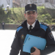 El jefe de la Policía Local de Vigo, Alberto Carballo, a su llegada a los juzgados de la ciudad para declarar como investigado por la muerte de un joven una atracción durante las fiestas de Matamá, en agosto de 2024. Adrián Irago - Europa Press