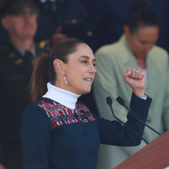 La presidenta de México, Claudia Sheinbaum. Carlos Santiago/eyepix via ZUMA / DPA