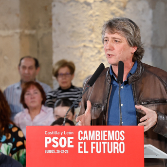 El candidato del PSOE a la Junta de Castilla y León, Carlos Martínez | Europa Press El candidato del PSOE a la Junta de Castilla y León, Carlos Martínez | Europa Press