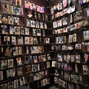 Imágenes de las víctimas del genocidio de 1994 contra los tutsis en el Memorial del Genocidio de Kigali, Ruanda Europa Press/Contacto/Dong Jianghui