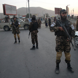 Miembros de las fuerzas de seguridad de los talibán en la capital de Afganistán, Kabul (archivo) SAIFURAHMAN SAFI / XINHUA NEWS / CONTACTOPHOTO