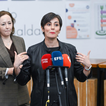 La ministra de Vivienda y Agenda Urbana, Isabel Rodríguez.  Gustavo Valiente - Europa Press