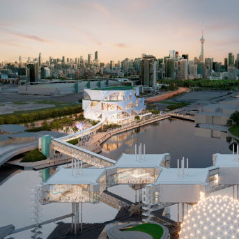 Imagen del proyecto del nuevo Museo de Ciencias de Ontario (Canada) SACYR