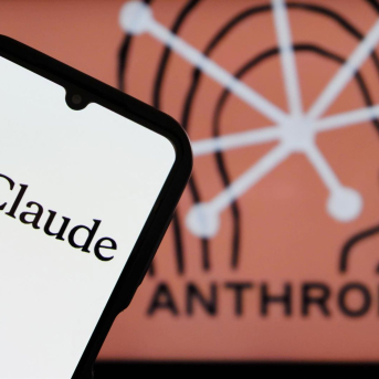 Los logos de Antrophic y su modelo de Inteligencia Artificial Claude.  Europa Press/Contacto/Algi Febri Sugita