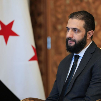 El presidente de Siria, Ahmed al Shara. Europa Press/Contacto/Syrian Arab News Agency ''SA El presidente de Siria, Ahmed al Shara. Europa Press/Contacto/Syrian Arab News Agency ''SA