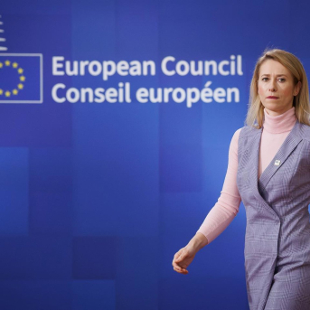 La jefa diplomática de la UE, Kaja Kallas Europa Press/Contacto/Benoit Doppagne La jefa diplomática de la UE, Kaja Kallas Europa Press/Contacto/Benoit Doppagne