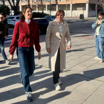 Rita Maestre y Mónica García a su llegada al plenario municipal de Más Madrid. EUROPA PRESS Rita Maestre y Mónica García a su llegada al plenario municipal de Más Madrid. EUROPA PRESS