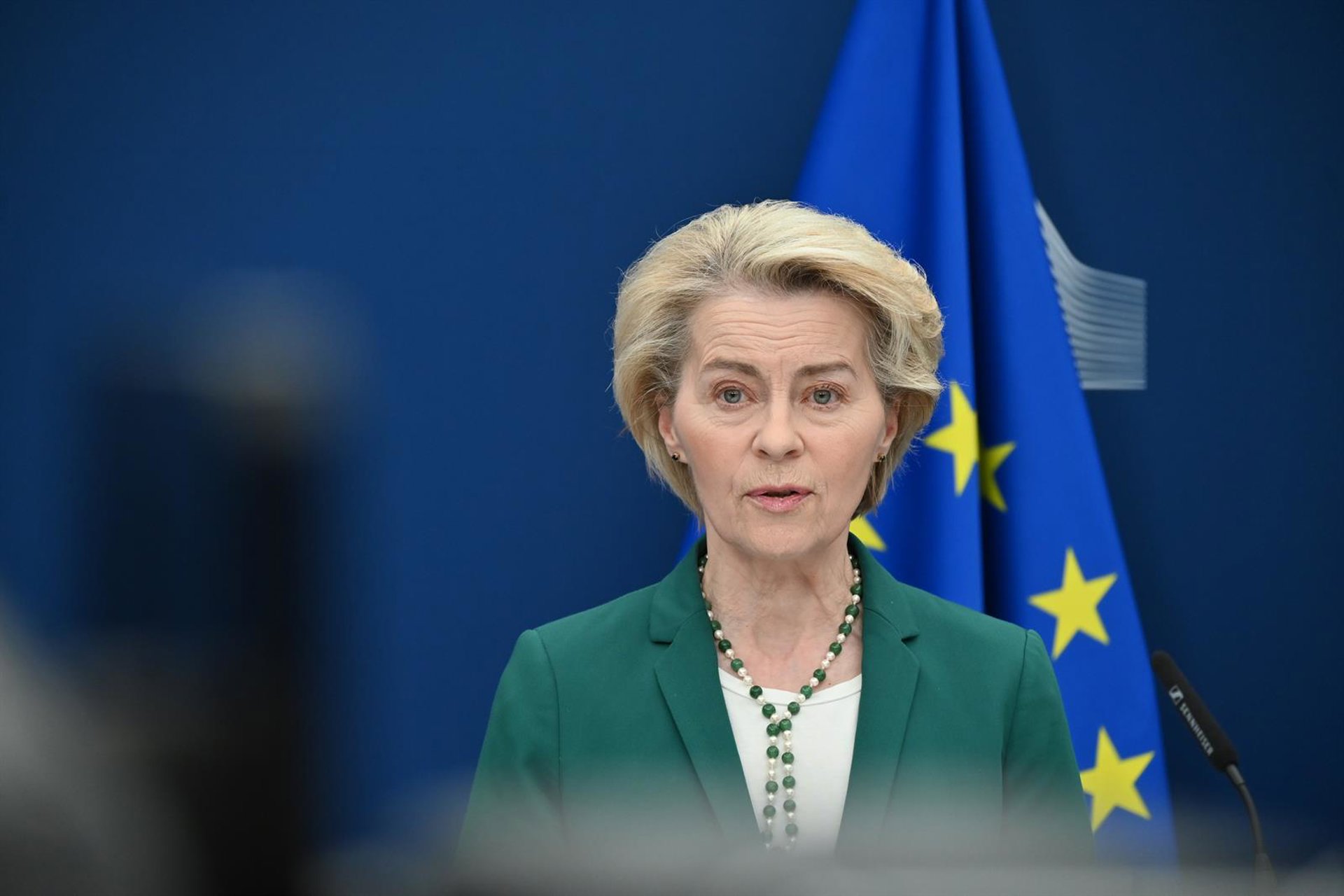 La presidenta de la Comisión Europea, Ursula von der Leyen, durante una comparecencia ante la prensa en Bruselas (archivo) Anna Ross/dpa La presidenta de la Comisión Europea, Ursula von der Leyen, durante una comparecencia ante la prensa en Bruselas (archivo) Anna Ross/dpa
