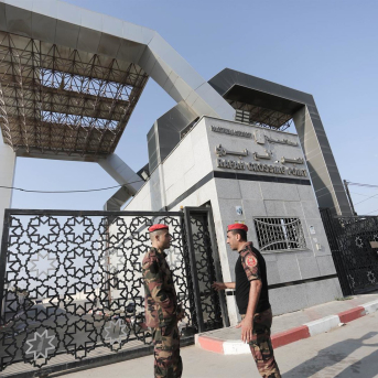 Lado egipcio del paso de Rafá Europa Press/Contacto/Str Lado egipcio del paso de Rafá Europa Press/Contacto/Str