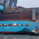 Un barco contenedor de Maersk Axel Heimken/dpa