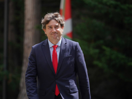 El secretario general del PSE-EE, Eneko Andueza   IÑAKI BERASALUCE-EUROPA PRESS