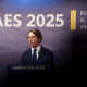 El expresidente del Gobierno José María Aznar durante la clausura del Campus FAES, a 19 de septiembre de 2025, en Madrid (España). Matias Chiofalo - Europa Press
