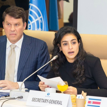 La secretaria general de ONU Turismo, Shaikha Al Nowais. ONU TURISMO