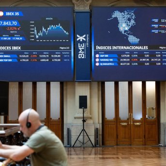 Palacio de la Bolsa de Madrid, a 2 de marzo de 2026, en Madrid (España).  Eduardo Parra - Europa Press