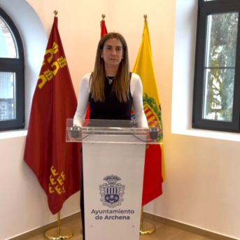 La alcaldesa de Archena, Patricia Fernández AYUNTAMIENTO DE ARCHENA La alcaldesa de Archena, Patricia Fernández AYUNTAMIENTO DE ARCHENA