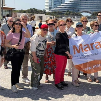 Vecinos de Montilla que permanecen en un hotel de Dubái, a la espera de noticias respecto a la apertura del espacio aéreo para regresar a casa tras la escalada bélica en la zona. MARATHON VIAJES Vecinos de Montilla que permanecen en un hotel de Dubái, a la espera de noticias respecto a la apertura del espacio aéreo para regresar a casa tras la escalada bélica en la zona. MARATHON VIAJES