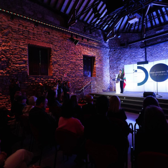 El lehendakari, Imanol Pradales, preside el acto de conmemoración de los 50 años del 3 de Marzo de 1976 en Vitoria. Iñaki Berasaluce - Europa Press