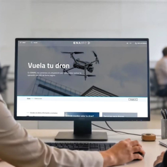 Nueva web de Enaire. ENAIRE.