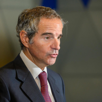 El director general del Organismo Internacional para la Energía Atómica (OIEA), Rafael Grossi Europa Press/Contacto/Alexander Melikhov