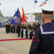 Imágenes de la ceremonia de la llegada del USS Oscar Austin a puerto de Rota. A 16 de octubre de 2024, en Rota, Cádiz (Andalucía, España). ARCHIVO. Francisco J. Olmo - Europa Press