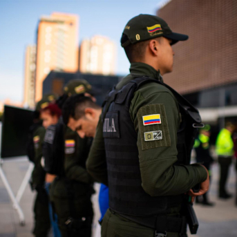 Imagen de archivo de agentes de policía colombianos. Europa Press/Contacto/Sebastian Barros