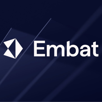 Logo de la 'fintech' Embat. EMBAT