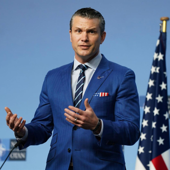 El secretario de Defensa de EEUU, Pete Hegseth. Peng Ziyang / Xinhua News / ContactoPhoto