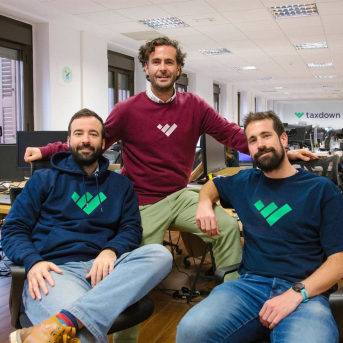 Los fundadores de Tax Down. TAX DOWN