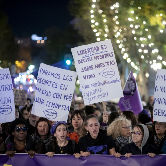 El movimiento feminista volverá a salir dividido en Madrid el 8M de 2026. A. Pérez Meca/Europa Press.