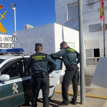 Guardia Civil en el puesto de Níjar (Almería). GUARDIA CIVIL