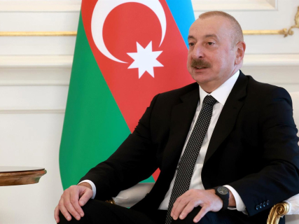 El presidente de Azerbaiyán, Ilham Aliyev, durante una visita a Rusia en agosto de 2024 (archivo) -/Kremlin/dpa