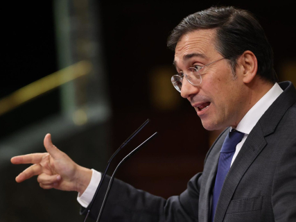 El ministro de Asuntos Exteriores, Cooperación y Unión Europea, José Manuel Albares.  Alejandro Martínez Vélez - Europa Press