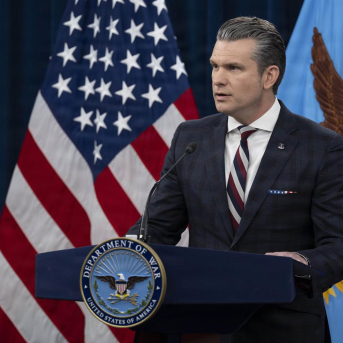 El secretario de Defensa de Estados Unidos, Pete Hegseth Europa Press/Contacto/Po1 Alexander Kubitza/Dod