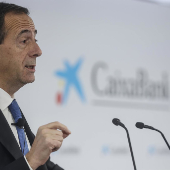 El consejero delegado de CaixaBank, Gonzalo Gortázar. Rober Solsona - Europa Press