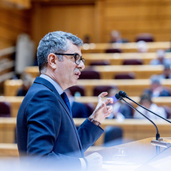 El ministro de la Presidencia, Justicia y Relaciones con las Cortes, Félix Bolaños, interviene durante una sesión de control al Gobierno en el Senado, a 3 de marzo de 2026. Ricardo Rubio - Europa Press