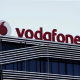 Logo de Vodafone en el edificio de la compañía telefónica en Madrid, situada en Avenida de América, 115, Eduardo Parra - Europa Press