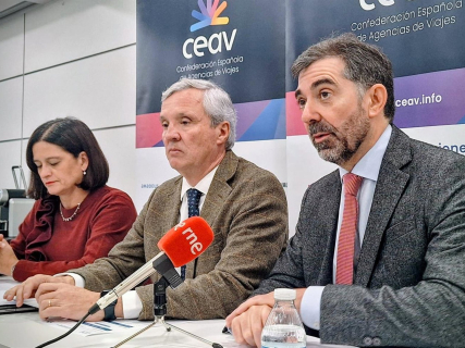 Rueda de prensa de la Confederación Española de Agencias de Viajes (CEAV). CEAV
