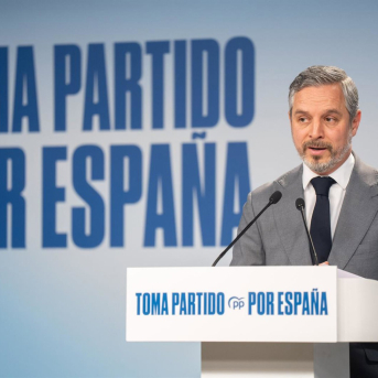 El vicesecretario de Hacienda, Vivienda e Infraestructuras del PP, Juan Bravo. DIEGO PUERTA/PP