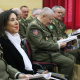 La ministra de Defensa, Margarita Robles, en un acto en el Cuartel General del Ejército de Tierra. EJÉRCITO DE TIERRA