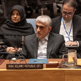 El representante permanente de Irán ante Naciones Unidas, Amir Saeed Iravani Europa Press/Contacto/Lev Radin