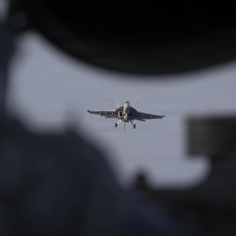 Un F/A-18F Super Hornet de la Marina de EEUU durante la Operación 'Furia Épica' contra Irán Europa Press/Contacto/Us Navy/U.S. Navy
