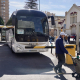 Pasajeros de la línea de alta velocidad Madrid-Málaga llegando a la capital malagueña en autobús desde Antequera Álex Zea - Europa Press