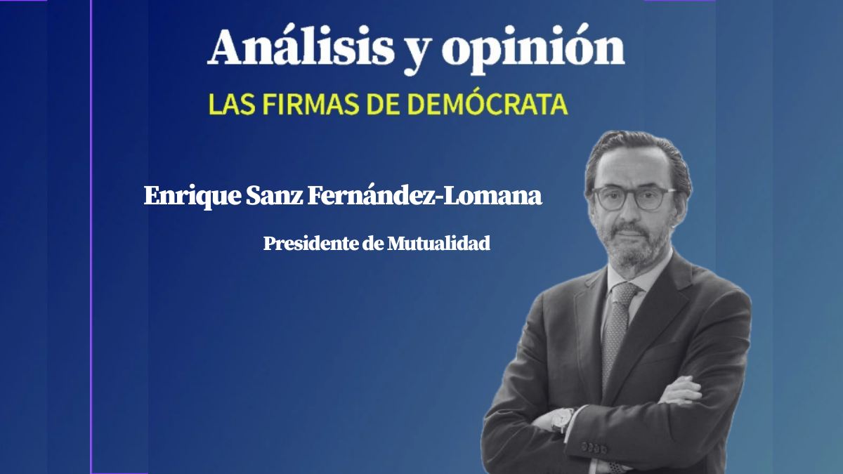 Enrique Sanz Fernández-Lomana es presidente de Mutualidad.