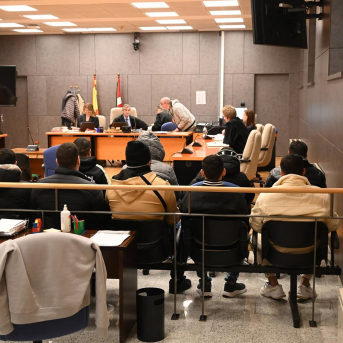 Juicio contra once acusados de una agresión homófoba a un joven de Basauri en 2021 DAVID DE HARO-EUROPA PRESS