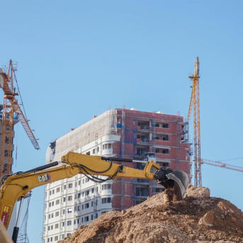 Vista del inicio de una obra en Malilla  Jorge Gil - Europa Press