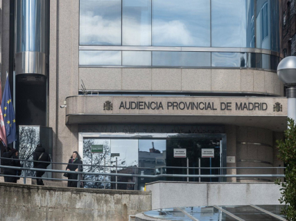 Exterior de la sede de la Audiencia Provincial de Madrid, a 28 de enero de 2026, en Madrid (España).  Ricardo Rubio - Europa Press